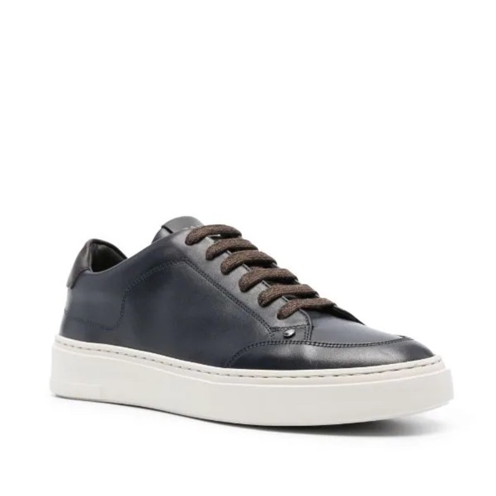 Canali two-tone lace-up sneakers